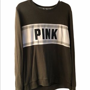 Ladies Pink Crew Neck